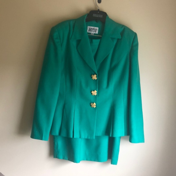 Morgan Miller Dresses & Skirts - Morgan Miller Kelly green skirt suit